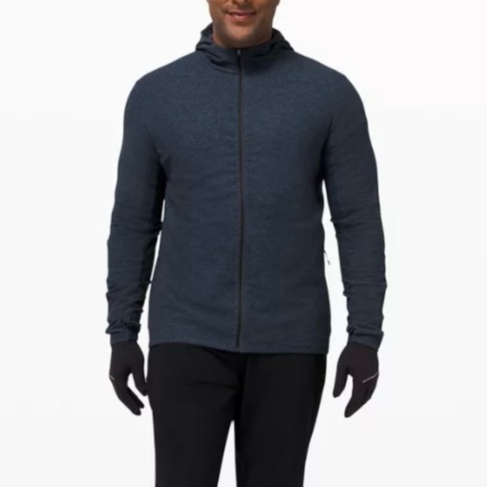 Lululemon Surge Warm Full Zip Heathered Grey M